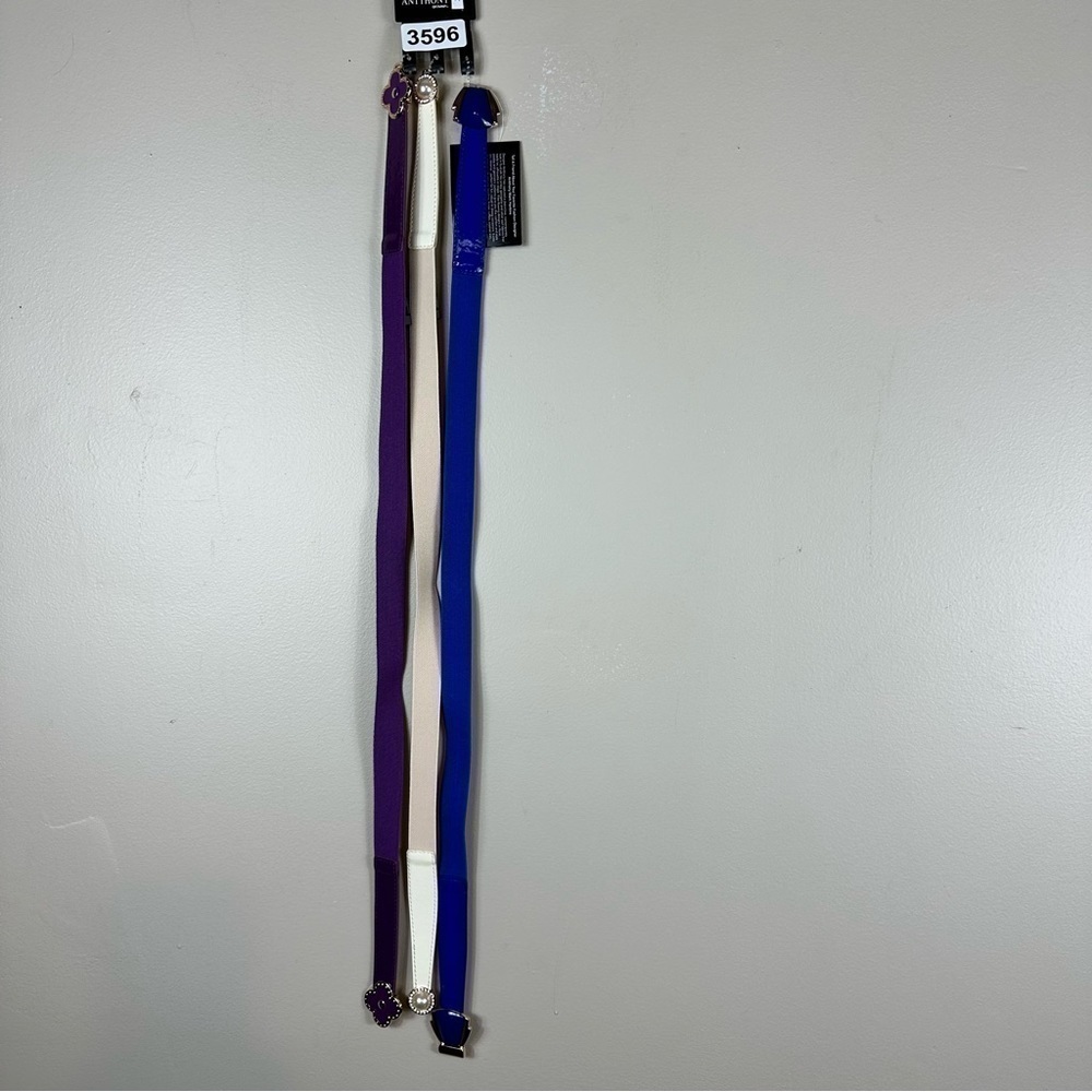 Anthony original belts set 3 measurements 31” will stretch new